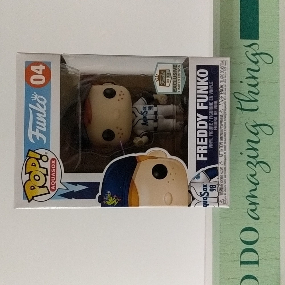 🍀 Funko POP 🍀 AquaSox Freddy O4 - HQ Exclusive Toy Display Kids NEW AUTH 🍀